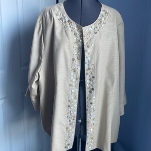 Maggie Barnes jacket size 3X gorgeous lined jacket with shells